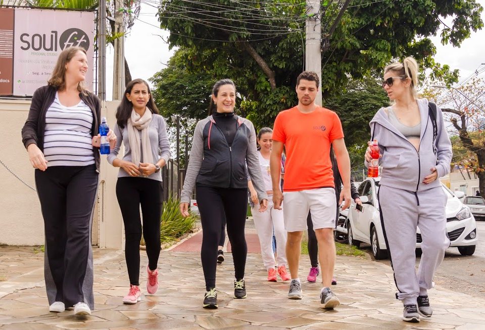 Caminhada durante a gestação